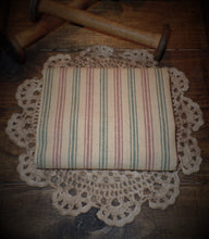 Load image into Gallery viewer, Christmas Spruce Homespun Fabric Jelly Roll~Primitives Fabric Strips~Farmhouse Raggy Wreaths~Swags~Quilts~Rustic Home Decor~Red & Sage Plaid