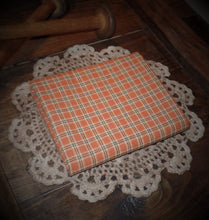Load image into Gallery viewer, Rustic Country~Farmhouse~Primitive Easter Orange~Homespun Fabric Lighted Rag Garland~Burlap~Bows~String Lights~Accents~Easter Home Decor