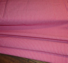 Load image into Gallery viewer, Homespun Cotton Fabric~Strawberry Pink~Rustic Farmhouse Primitive~Rag Quilting~Wreaths~Bows~Swags~Garlands~Cut Fabric by the Yard~