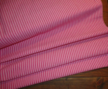 Load image into Gallery viewer, Homespun Cotton Fabric~Strawberry Pink~Rustic Farmhouse Primitive~Rag Quilting~Wreaths~Bows~Swags~Garlands~Cut Fabric by the Yard~