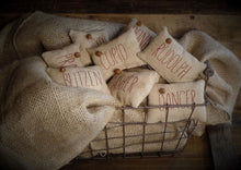 Load image into Gallery viewer, Santa's Reindeer Rustic Prim Farmhouse Bowl Fillers~Grungy Embroidered Cupboard Tucks~Shelf Sitters~Christmas Ornies~Basket Fillers~