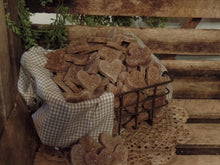 Load image into Gallery viewer, Primitive Rustic Farmhouse Valentine Cinnamon Sparkle Hearts~Tiered Tray Bowl Fillers~Sparkle Cinnamon Salt Dough Hearts~BUNDLE BUNCH