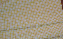 Load image into Gallery viewer, Homespun Cotton Fabric~Sunshine Yellow Mini Plaid~Rustic Farmhouse Primitive~Rag Quilting~Wreaths~Bows~Swags~Garland~Cut Fabric by the Yard~