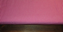 Load image into Gallery viewer, Homespun Cotton Fabric~Strawberry Pink~Rustic Farmhouse Primitive~Rag Quilting~Wreaths~Bows~Swags~Garlands~Cut Fabric by the Yard~