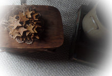 Load image into Gallery viewer, Primitive Rustic Farmhouse Americana 4th of July Star Bowl Fillers~Prim Tree Star Ornament~Lightly Scented~Patriotic Ornies Decor~