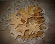 Load image into Gallery viewer, Primitive Rustic Farmhouse Americana 4th of July Star Bowl Fillers~Prim Tree Star Ornament~Lightly Scented~Patriotic Ornies Decor~