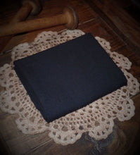 Load image into Gallery viewer, Homespun Fabric~Black Homespun Fabric by the Yard~Primitive~Farmhouse~Rustic~Raggy Style Quilt Fabric~Garlands~Wreaths~Bows~100% Cotton
