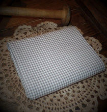Load image into Gallery viewer, Homespun Fabric~Magnolia Gray Mini Check Homespun Fabric by the Yard~Primitive~Farmhouse~Rustic~Raggy Quilt Fabric~Garlands~Wreaths~Bows