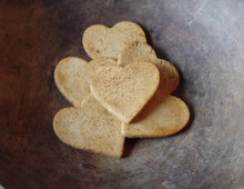 Load image into Gallery viewer, Primitive Rustic Heart Tree Ornaments~Farmhouse Heart Bowl Fillers~Prim Tree Heart Ornaments~Lightly Scented~Valentine Ornies Decor~