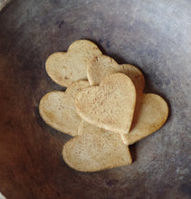 Load image into Gallery viewer, Primitive Rustic Heart Tree Ornaments~Farmhouse Heart Bowl Fillers~Prim Tree Heart Ornaments~Lightly Scented~Valentine Ornies Decor~