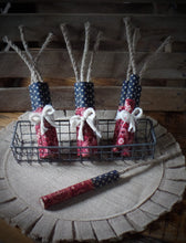 Load image into Gallery viewer, Primitive 4th of July Firecrackers~Farmhouse Americana Bowl Fillers~Rustic "Boom Sticks"~July 4th Tiered Tray Decor~Primitive Summer Decor