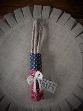 Load image into Gallery viewer, Primitive 4th of July Firecrackers~Farmhouse Americana Bowl Fillers~Rustic "Boom Sticks"~July 4th Tiered Tray Decor~Primitive Summer Decor