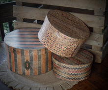 Load image into Gallery viewer, Rustic Primitive Farmhouse Aged Grungy Halloween Pantry Box Set~Primitive Halloween Bowl Fillers~Stacked Paper Mache Boxes~Rustic Fall Home