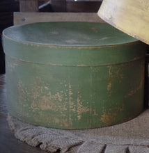 Load image into Gallery viewer, Primitive Distressed Aged Grungy Nesting Pantry Boxes~Farmhouse Rustic Kitchen Stacking Boxes~Warm Sage~Yellow~Cream~Farmhouse Bath Storage