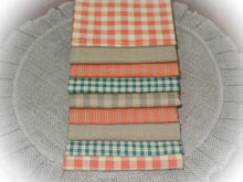 Load image into Gallery viewer, Rustic Farmhouse Easter Homespun Fabric Strips~Carrot Patch Collection~Garlands Wreaths Swags Bows~Primitive Tree~Rustic Easter Basket