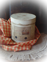 Load image into Gallery viewer, Primitive Distressed Aged Grungy Farmhouse Fall Truck Pantry Box~Farmhouse Rustic Stacking Box~Painted Grungy Pantry Label~