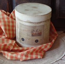 Load image into Gallery viewer, Primitive Distressed Aged Grungy Farmhouse Fall Truck Pantry Box~Farmhouse Rustic Stacking Box~Painted Grungy Pantry Label~