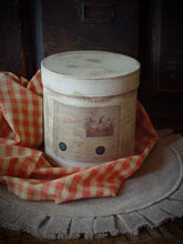 Load image into Gallery viewer, Primitive Distressed Aged Grungy Farmhouse Fall Truck Pantry Box~Farmhouse Rustic Stacking Box~Painted Grungy Pantry Label~