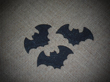 Load image into Gallery viewer, Primitive Rustic Farmhouse~Sparkle Halloween Black Bat Bowl Fillers~Lightly Cinnamon Scented Salt Dough~Farmhouse Halloween Home Decor~