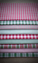 Load image into Gallery viewer, Primitive Rustic Farmhouse Homespun Fabric~Christmas Cheer Collection~Quarters~Samplers~Yards~Strips~Rag Quilting~Wreaths~Bows~Rustic