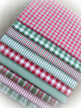 Load image into Gallery viewer, Primitive Rustic Farmhouse Homespun Fabric~Christmas Cheer Collection~Quarters~Samplers~Yards~Strips~Rag Quilting~Wreaths~Bows~Rustic