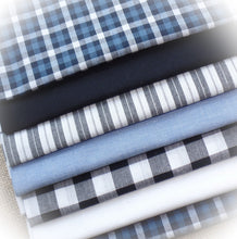 Load image into Gallery viewer, Back the Blue Collection~Police Support~Homespun Fabric~Farmhouse Rustic Primitive Country~Rag Quilts~Wreaths~Bows~Garlands~Fabric by Yard~