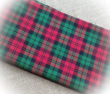 Load image into Gallery viewer, Primitive Rustic Farmhouse Homespun Fabric~Christmas Plaid Collection~Quarters~Samplers~Yards~Strips~Rag Quilting~Wreaths~Bow~Rustic Garland