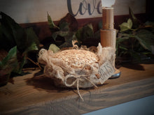 Load image into Gallery viewer, Rustic Farmhouse "faux" Pantry Muffin~Pioneer Cinnamon Scented Oatmeal Cupboard Tuck Primtive~Bowl Filler~Shelf Sitter~Faux Muffin~Gift!