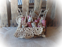 Load image into Gallery viewer, Primitive Americana Farmhouse 4th of July~Tattered Faux Firecrackers~Pinwheels~