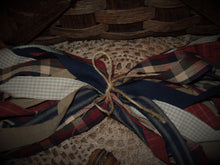 Load image into Gallery viewer, Homespun Fabric Strips~50~Homestead Collection~1&quot; x 18&quot; ~Wreaths~Garlands~Swags~Ties~Bows~Accents~Farmhouse~Bundles~Rustic~Primitives~
