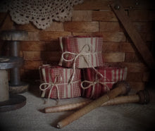 Load image into Gallery viewer, Homespun Jelly Roll~Barn Red Collection~Primitives~Primitive~Farmhouse~Raggy~Wreaths~Accents~Quilts~Samplers~Bundles~Rustic
