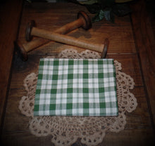 Load image into Gallery viewer, Primitive Homespun Fabric~Farmhouse Ivy Green Collection~Quarters~Samplers~Yards~Strips~Farmhouse~Rag Quilting~Wreaths~Bows~Bundles~Rustic
