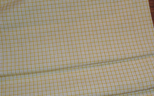 Load image into Gallery viewer, Homespun Cotton Fabric~Sunshine Yellow Mini Plaid~Rustic Farmhouse Primitive~Rag Quilting~Wreaths~Bows~Swags~Garland~Cut Fabric by the Yard~
