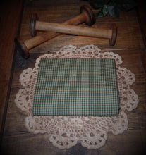 Load image into Gallery viewer, Homespun Fabric~Green Mini Check Homespun Fabric by the Yard~Primitive~Farmhouse~Rustic~Raggy Quilt Fabric~Garlands~Wreaths~Bows
