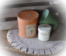 Load image into Gallery viewer, Primitive Easter Distressed Aged Grungy Nesting Pantry Boxes~Farmhouse Rustic Easter Stacking Boxes~Muted Orange~Sage~Cream~Carrot Patch
