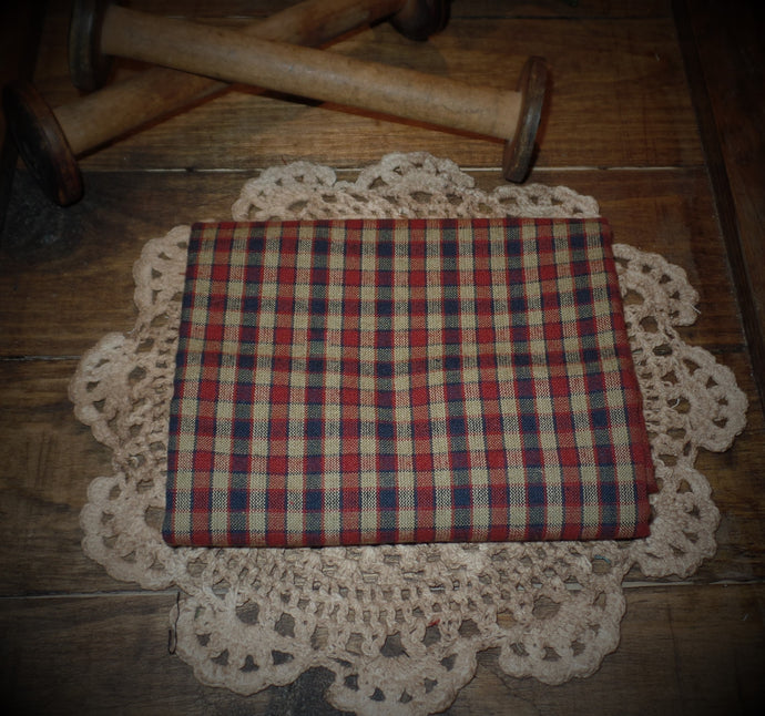 Olde Glory Check Homespun Fabric~