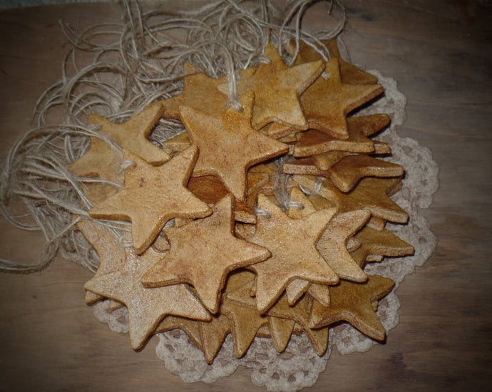 Primitive Cinnamon Star Hangers~Bowl FIllers